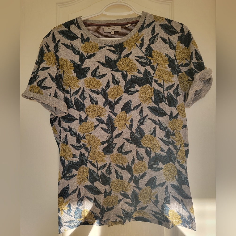 Ted Baker - Men's Cotton T-shirt Size 2